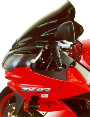 MRA Verkleidungsscheibe Spoiler S schwarz für ZX-9 R 2000-2003