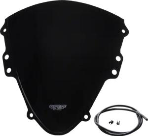 MRA Verkleidungsscheibe Originalform O schwarz für GSX-R 600/750