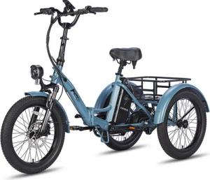 DOTMALL E-Bike Klapprad E-Dreirad Cargo Fafrees faltbares 20ich 48V 18.2/21AH