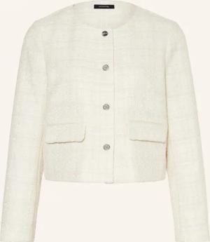 comma Tweed-Jacke mit Glitzergarn