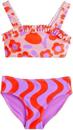 Next Bustier-Bikini Bikini mit eckigem Ausschnitt und Print (2-St)
