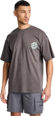 Street Cartel Fallen Herren T-Shirts - Grau - Größe L - Baumwoll-Jersey