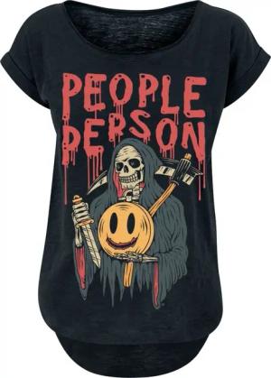 Goodie Two Sleeves T-Shirt - People Person - S bis XXL - für Damen - Größe XXL - schwarz