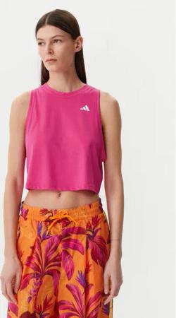 adidas Technisches T-Shirt Train Essentials Boxy Workout JL7680 Rosa Regular Fit