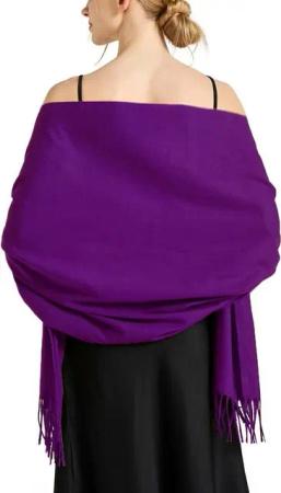 Coonoor Modeschal Damen Kaschmir Schultertuch Abendkleid festlich Schal, mit quasten/fransen, Tücher für abendkleid Stola Scarf Winterschal