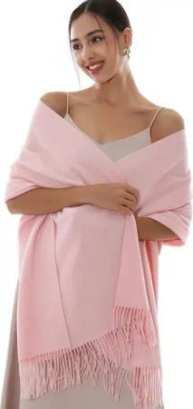 Coonoor Modeschal Damen Kaschmir Schultertuch Abendkleid festlich Schal, mit quasten/fransen, Tücher für abendkleid Stola Scarf Winterschal