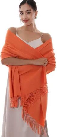 Coonoor Modeschal Damen Kaschmir Schultertuch Abendkleid festlich Schal, mit quasten/fransen, Tücher für abendkleid Stola Scarf Winterschal