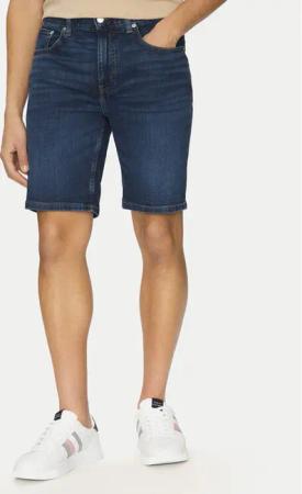 Tommy Hilfiger Jeansshorts Brooklyn MW0MW39196 Dunkelblau Slim Fit