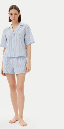 Tommy Hilfiger Pyjama UW0UW05799 Himmelblau Regular Fit
