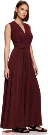 Worldclassca Abendkleid Worldclassca Abendkleid Partykleid Lang mit Schlitz Sommerkleid Maxikleid Cocktailkleid Wickelkleid Elegant Schulterfrei Ärmellos