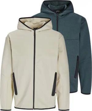 Jack & Jones Hoodie 2er Pack Fusion (Spar-Set, 2-tlg) Sweatjacke / Hoodie - Atmungsaktiv - Locker geschnitten