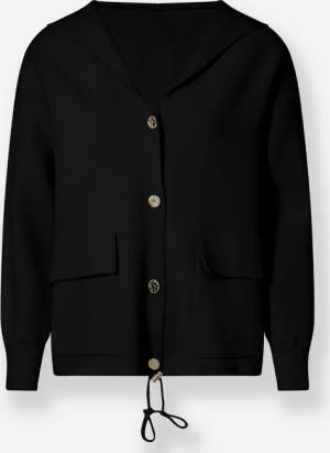 Kapuzenstrickjacke