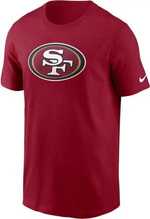 Nike NFL San Francisco 49ers Logo T-shirt Rot Fn1996dl73clh