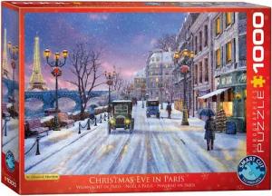 EUROGRAPHICS Puzzle Weihnachtsabend in Paris von Dominic Davison, 1000 Puzzleteile
