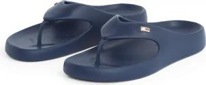Tommy Hilfiger Zehentrenner "TH COMFORT BEACH SANDAL", Dianette, Sommerschuh, Bequemschuh mit kleiner Logostickerei
