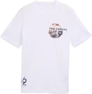 TOM TAILOR Herren T-Shirt mit Foto-Print, weiß, Uni, Gr. XL