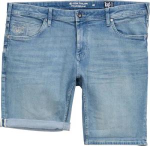 TOM TAILOR Herren TTPLUS Regular Fit Shorts, blau, Uni, Gr. 48