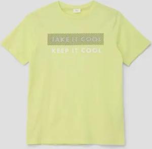 s.Oliver Kurzarmshirt T-Shirt mit Schriftprint