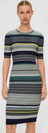 s.Oliver Minikleid Rippkleid aus Viskosemix