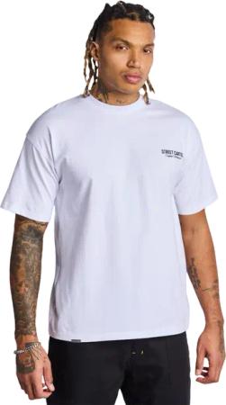 Street Cartel Racer Herren T-Shirts - Weiß - Größe L
