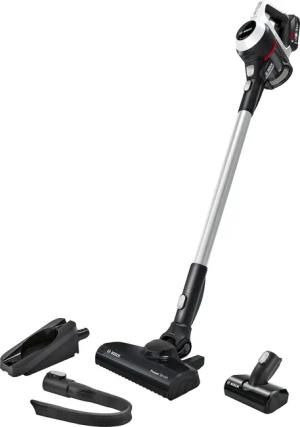 BOSCH Akku-Stielstaubsauger "Unlimited 6 BKS611MTB, Hygiene-Filter, 10 Jahre Motorgarantie, leicht", alle Bodenarten, hohe Saugkraft, lange Laufzeit, Mini-Turbo-Düse, weiß