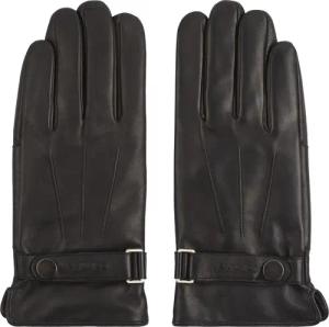 Calvin Klein Lederhandschuhe "LEATHER RIVET GLOVES", mit Logoschriftzug