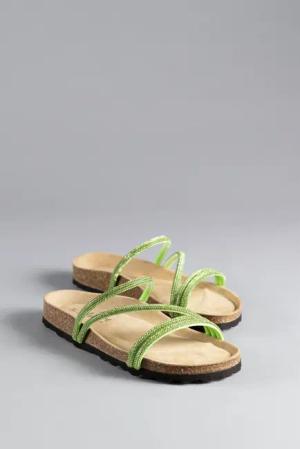 Aniston SHOES Pantolette, Sommerschuh, Strandschuh, Glitzersteine - NEUE KOLLEKTION
