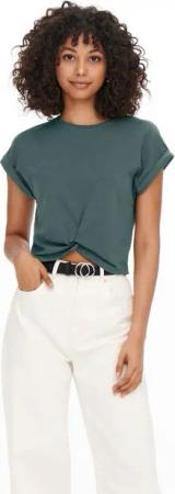 ONLY Kurzarmshirt ONLREIGN S/S KNOT TOP NN