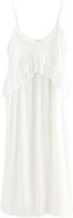 Next Midikleid Midikleid mit Rüschenkleid (1-tlg)