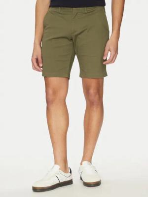 Tommy Hilfiger Stoffshorts Brooklyn MW0MW23563 Grün Regular Fit