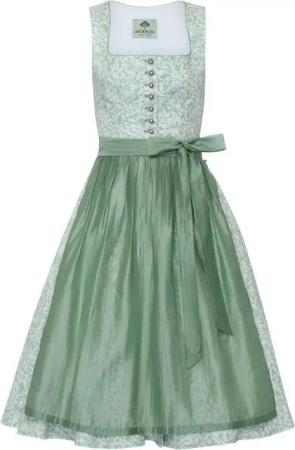 Berwin Dirndl Midi-Dirndl mit Blumenmuster
