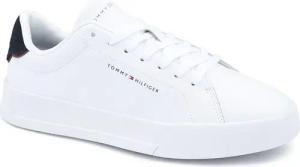 Tommy Hilfiger Sneaker Leather Court White - Größe 44