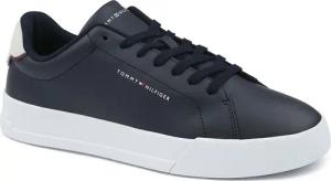 Tommy Hilfiger Sneaker Leather Court Navy - Größe 43