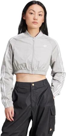 Adidas Adicolor Damen Trainingsoberteile - Grau - Größe: 38 - Nylon - Foot Locker