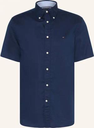 TOMMY HILFIGER Kurzarm-Hemd Regular Fit mit Leinen