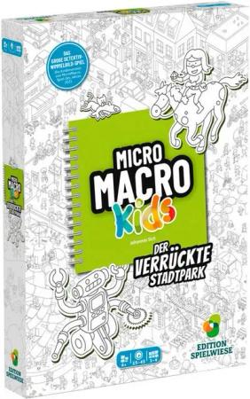 EDITION SPIELWIESE Malbuch MicroMacro Kids: Der verrückte Stadtpark, Made in Germany