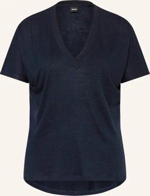 BOSS T-Shirt EYLINA mit Leinen