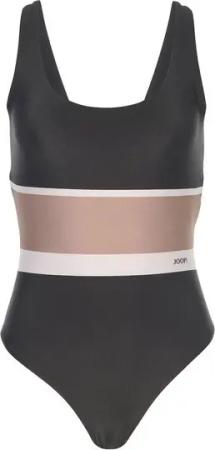 JOOP! Badeanzug Colourblock Colourblocking-Design, tiefer Rückenausschnitt