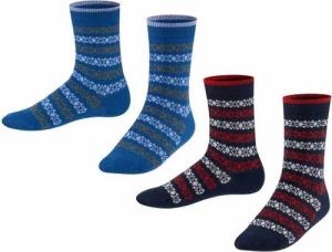 Esprit Socken Geo Pattern 2-Pack (2-Paar) aus Biobaumwolle