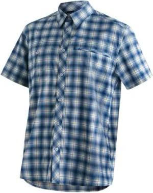 Maier Sports Outdoorhemd Kasen S/S M kurzarm Herrenhemd, atmungsaktives Wanderhemd, Karohemd