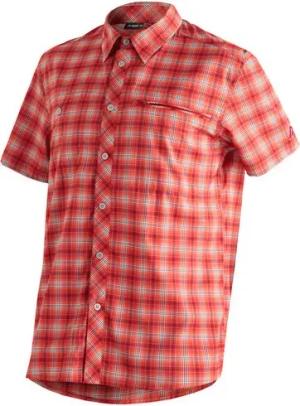 Maier Sports Outdoorhemd Kasen S/S M kurzarm Herrenhemd, atmungsaktives Wanderhemd, Karohemd