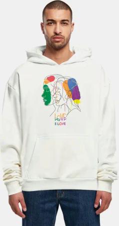 Merchcode Love Is Oversized Hoody