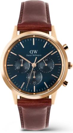 Daniel Wellington DW Uhr Iconic Chronograph St Mawes Arctic Rg 42mm Rose Gold
