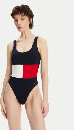 Tommy Hilfiger Badeanzug UW0UW05853 Dunkelblau