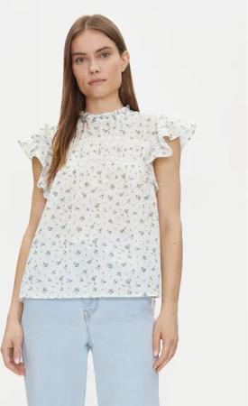 Vero Moda Bluse Trine 10301205 Weiß Standard Fit