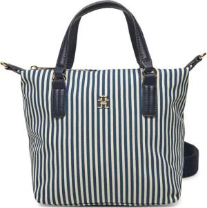 Tommy Hilfiger Handtasche Poppy Summer Small Tote AW0AW17202 Dunkelblau