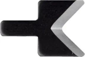 Noga Ersatz-V-Klinge aus HSS, für maximale Stegbreite: 8 mm