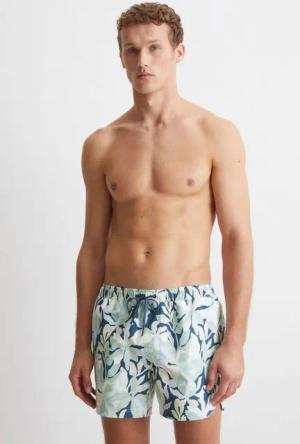 Marc O'Polo Badeshorts Multicolor Print mit floralem Sommer-Look