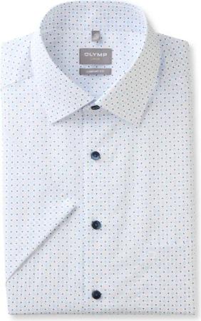 OLYMP Luxor, bügelfreies Business Hemd, comfort fit, Rosa, Kurzarm, Kent, 47