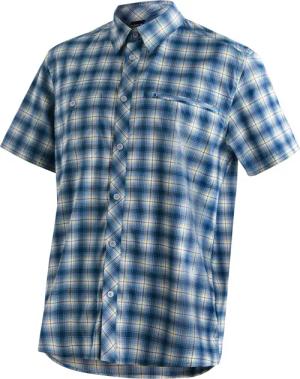 Maier Sports Outdoorhemd "Kasen S/S M", kurzarm Herrenhemd, atmungsaktives Wanderhemd, Karohemd